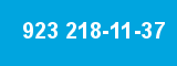 923 218-11-37 923 218-11-37